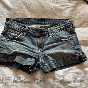 Citizens Of Humanity Blue Jean Shorts
